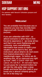 Mobile Screenshot of hspsupport.org